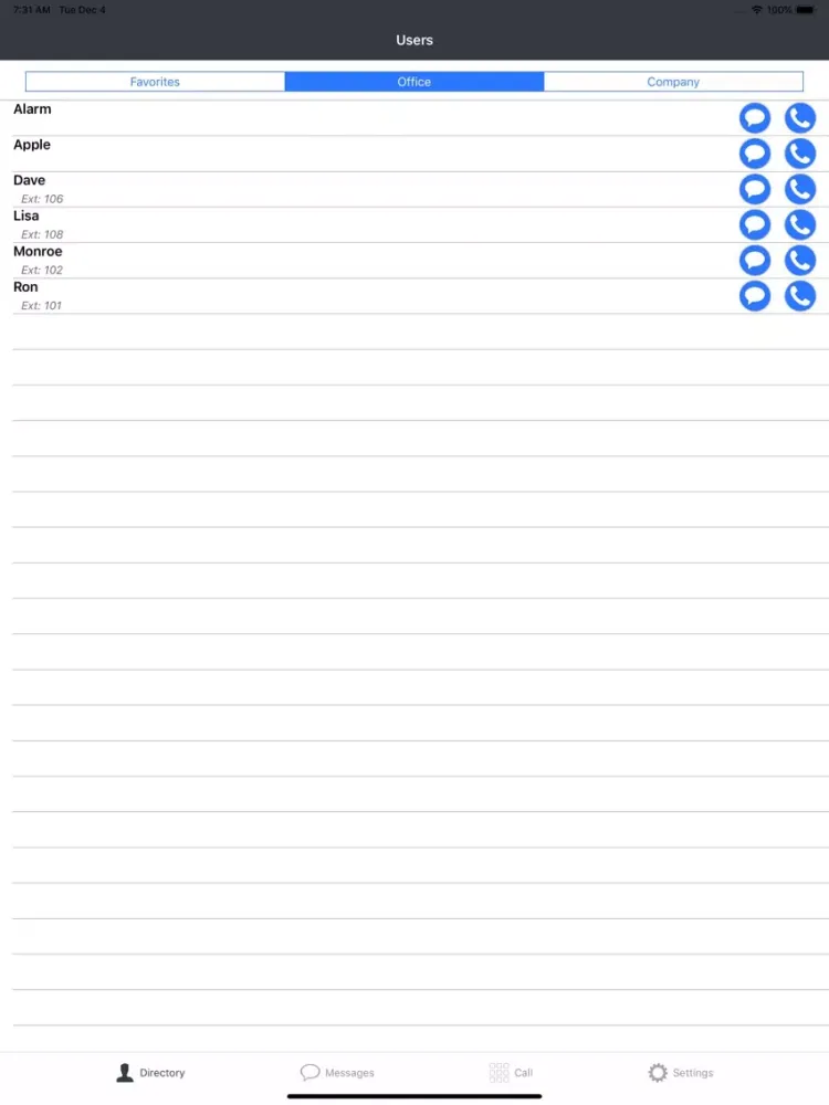 Capturas de pantalla de Jystr - Text Messaging and IM iPad 