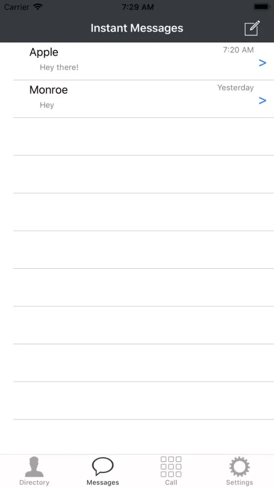 Capturas de pantalla de Jystr - Text Messaging and IM