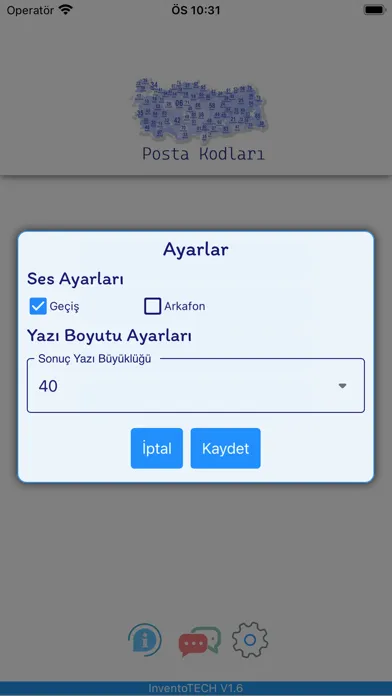 Posta Kodları - Türkiye Screenshots