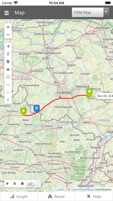 I-GPS Tracking Screenshots