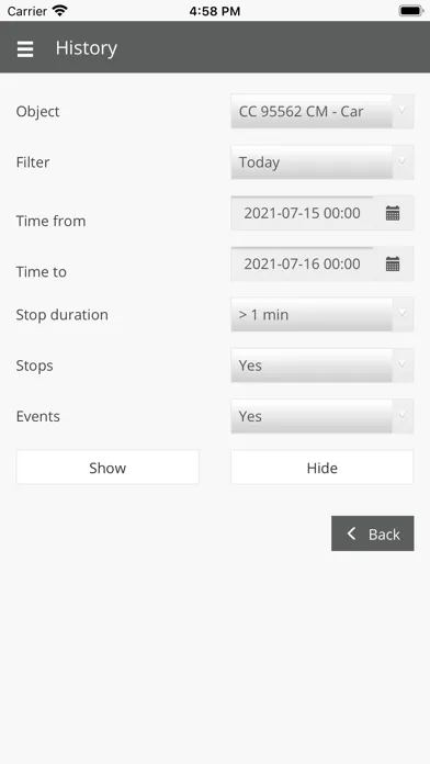 PinPoint Tracking應用截圖