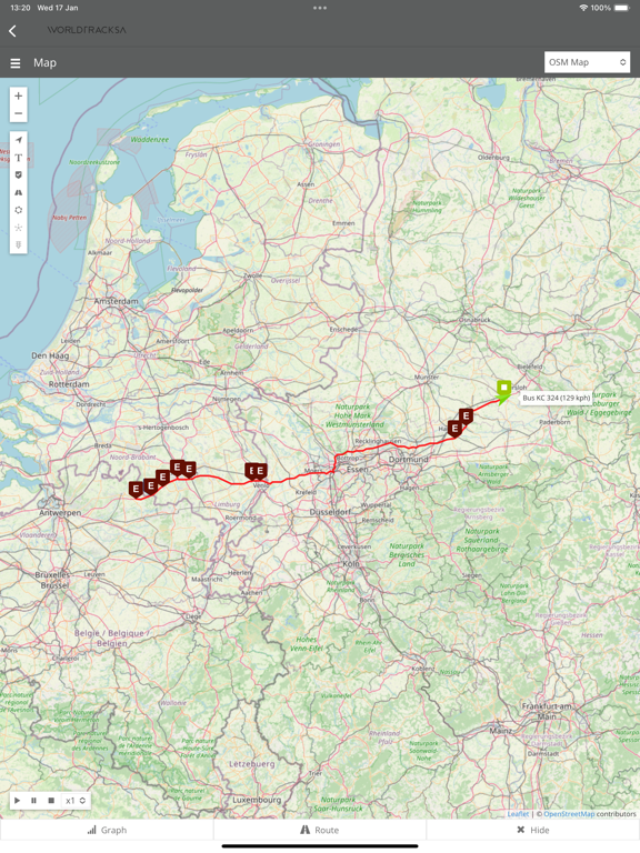 WorldtrackSA iPad  Screenshots