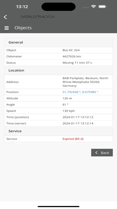 WorldtrackSA应用截图