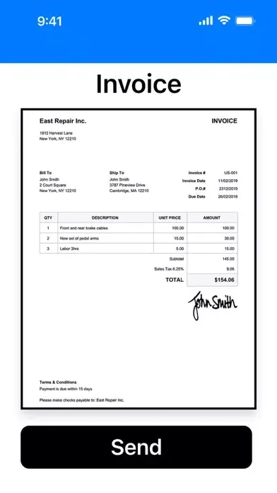 Invoice Maker: Easy Estimates应用截图