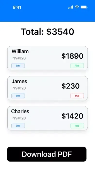 Invoice Maker: Easy Estimates应用截图