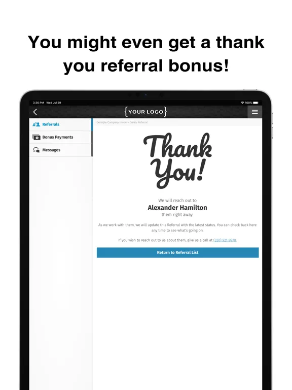 صور Referral Reactor iPad 