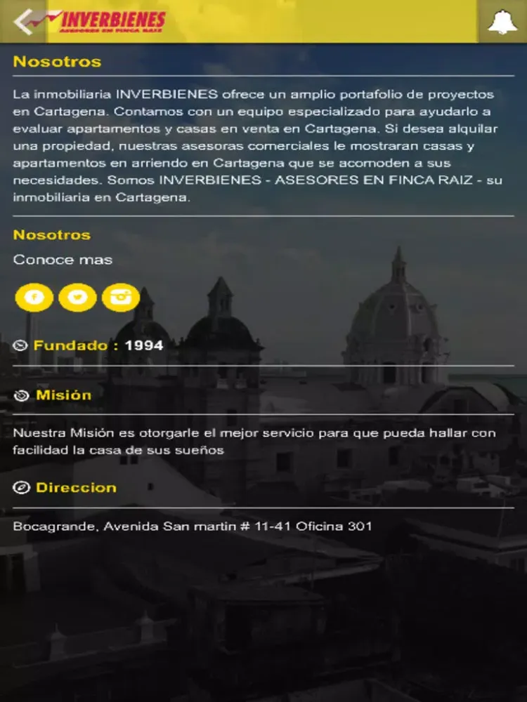 ภาพหน้าจอของ Inverbienes iPad 
