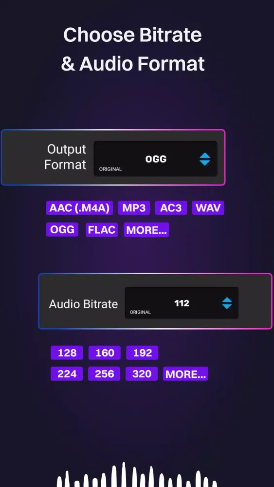 ภาพหน้าจอของ MP3 Cutter, Converter & Merger