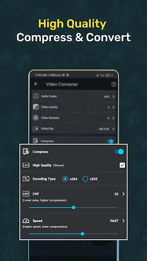 Скриншоты Video Converter, Compressor