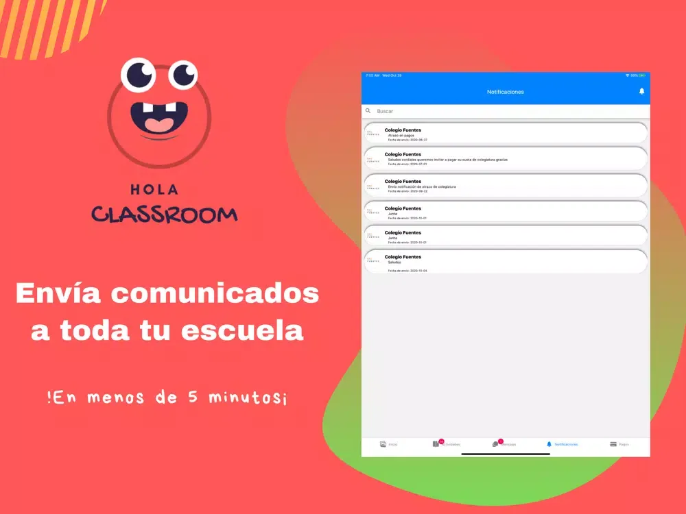 Capturas de pantalla de Hola Class Room iPad 