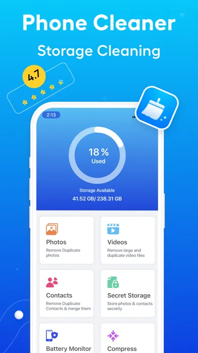 Fast Phone Storage Cleaner Pro Ekran Görüntüleri