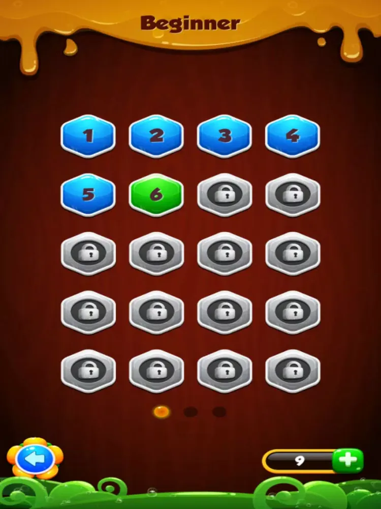 Capturas de pantalla de Honey Hex Puzzle iPad 