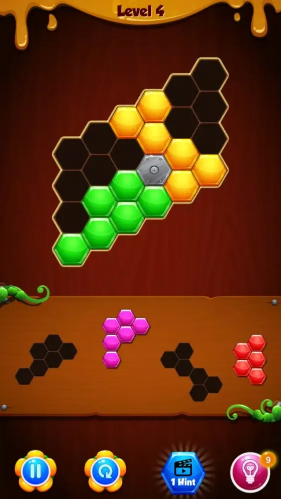 Capturas de pantalla de Honey Hex Puzzle
