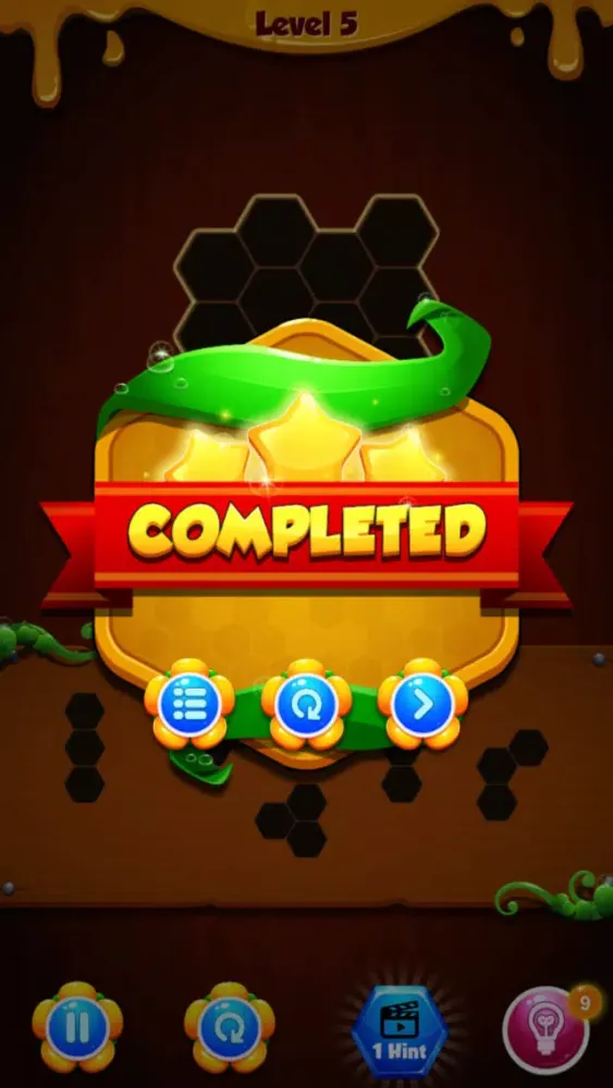 Capturas de pantalla de Honey Hex Puzzle
