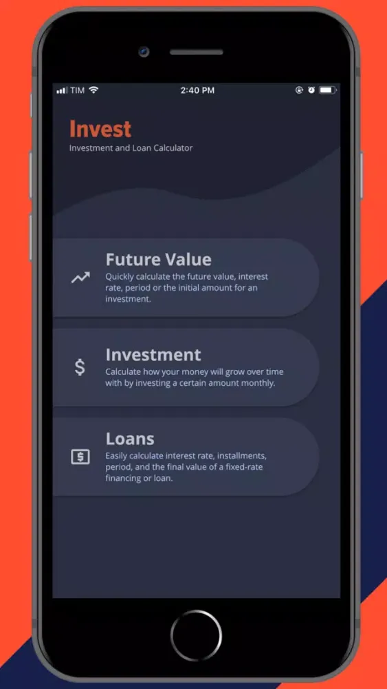 Captures d'écran de Financial Calculator Invest