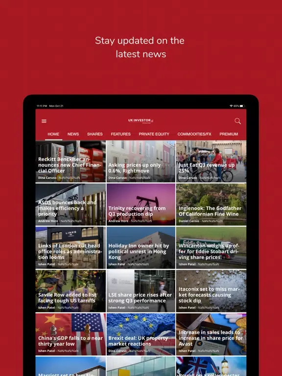 UK Investor Magazine iPad 应用截图