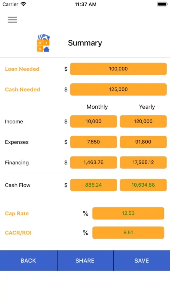 Investment Property Calculator スクリーンショット