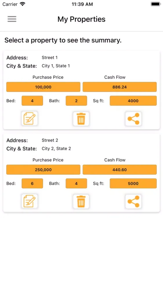 Investment Property Calculator スクリーンショット