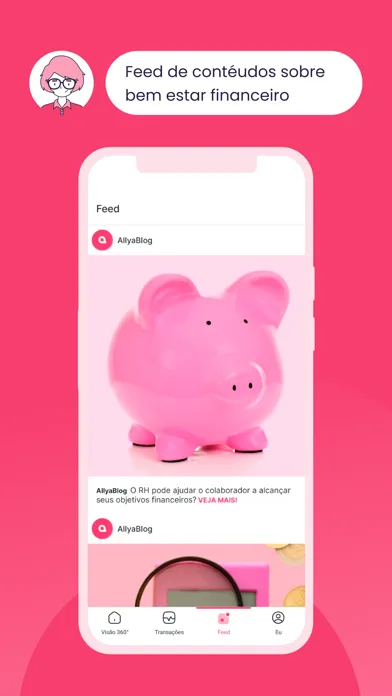 Tangkapan skrin Lia - Assistente Financeira
