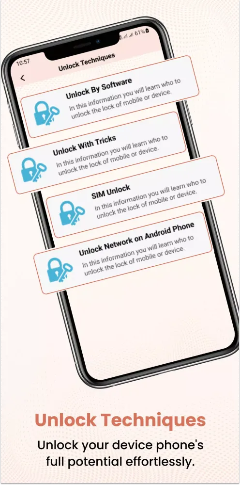Ảnh chụp màn hình của Unlock Phone - Device info