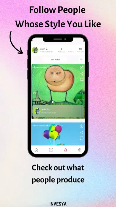 Ảnh chụp màn hình của Invesya - Dream Art Generator
