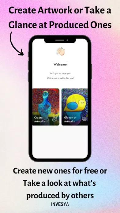Ảnh chụp màn hình của Invesya - Dream Art Generator