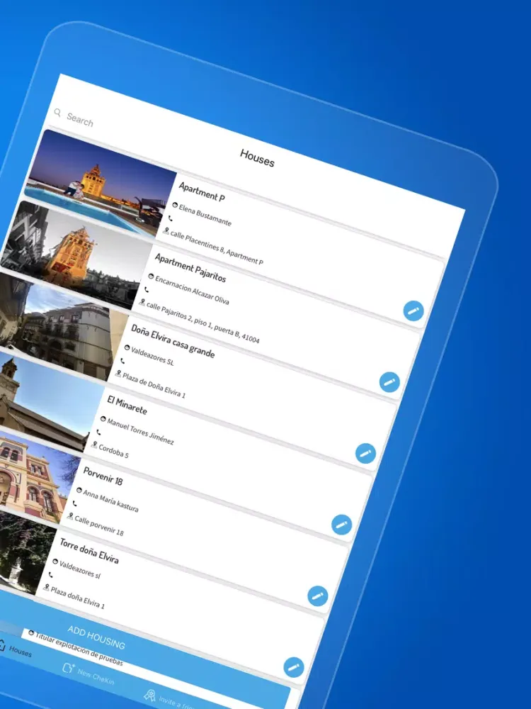 Ảnh chụp màn hình của Chekin - Gestión de Huéspedes iPad 