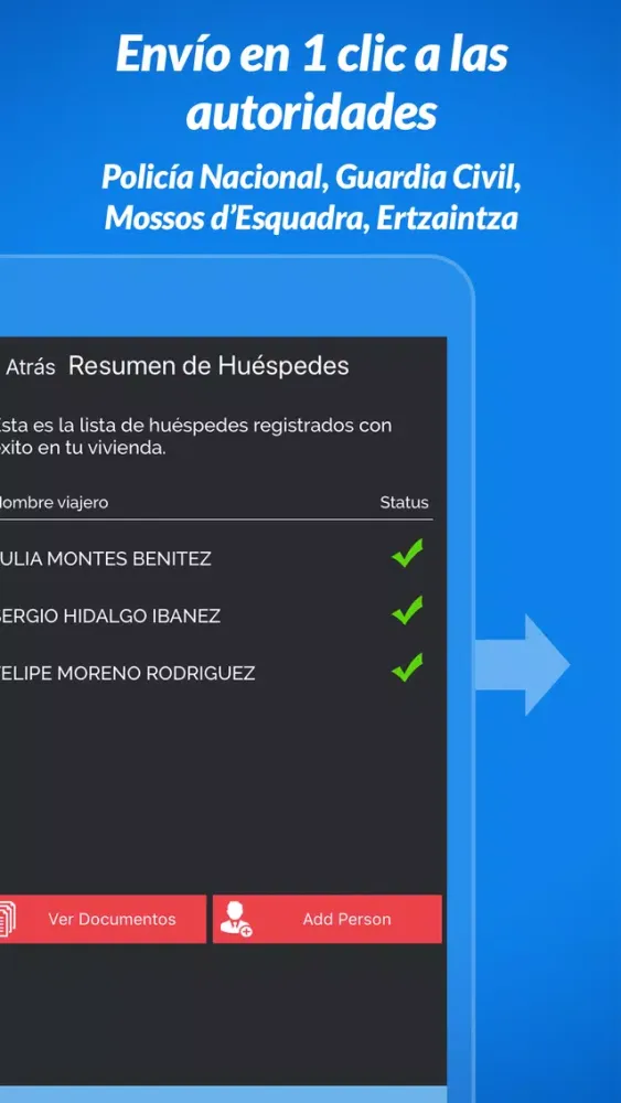 Ảnh chụp màn hình của Chekin - Gestión de Huéspedes