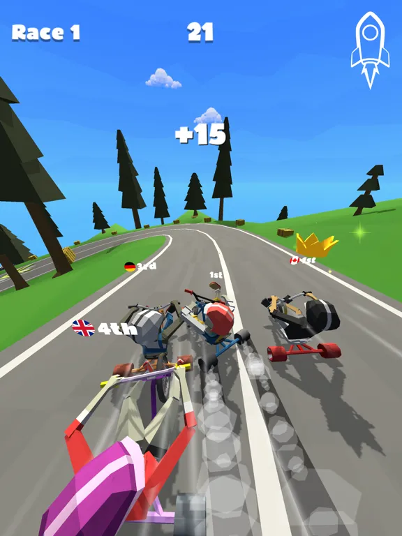 Tangkapan layar Trike Drift iPad 