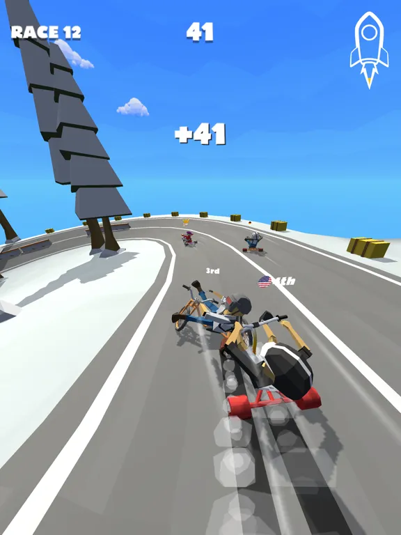 Tangkapan layar Trike Drift iPad 