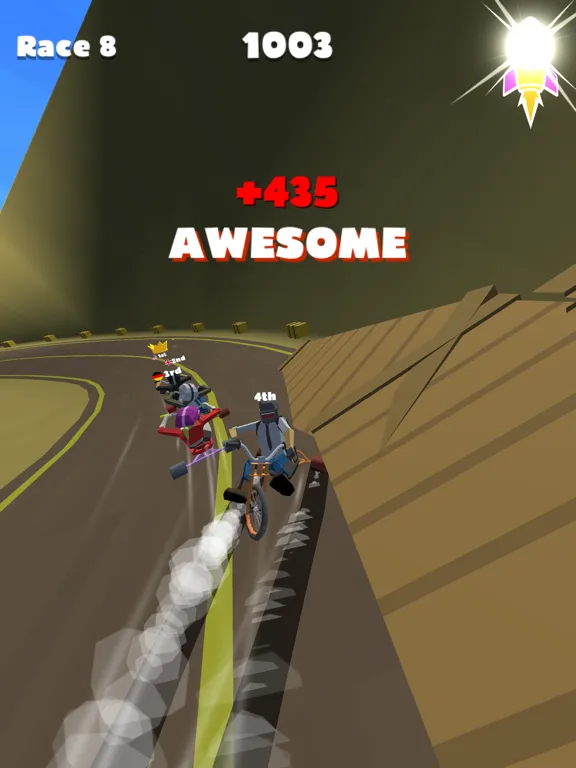 Tangkapan layar Trike Drift iPad 