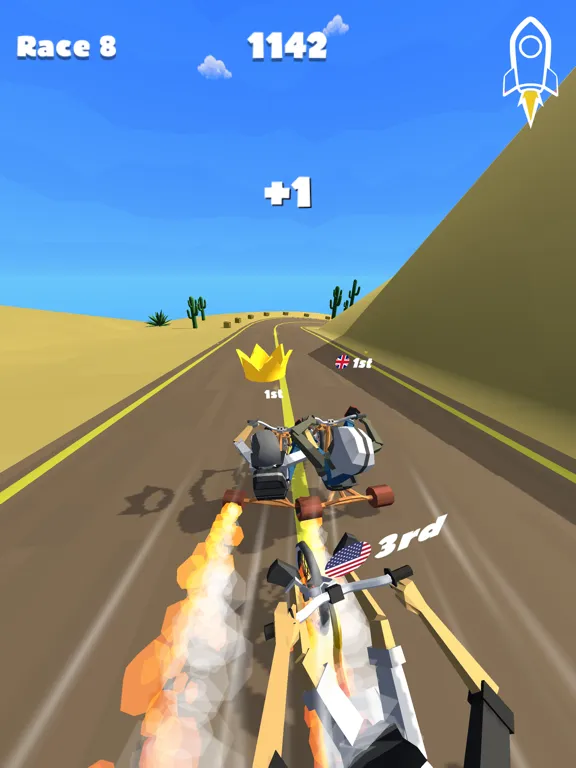 Tangkapan layar Trike Drift iPad 