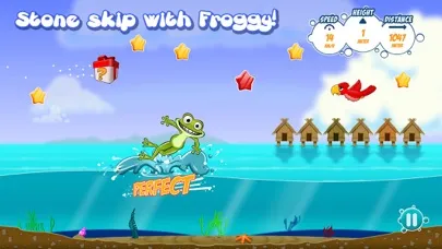 Tangkapan skrin Froggy Splash
