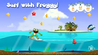 Tangkapan skrin Froggy Splash