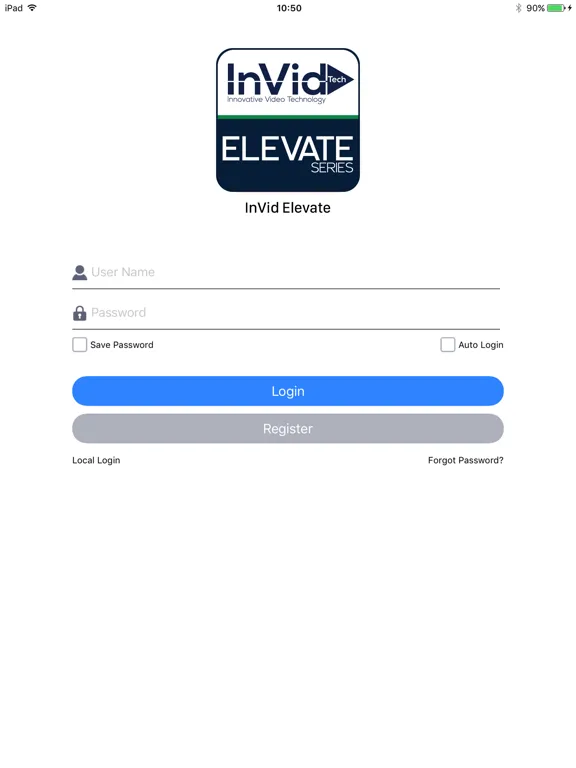 Tangkapan skrin InVid Elevate iPad 