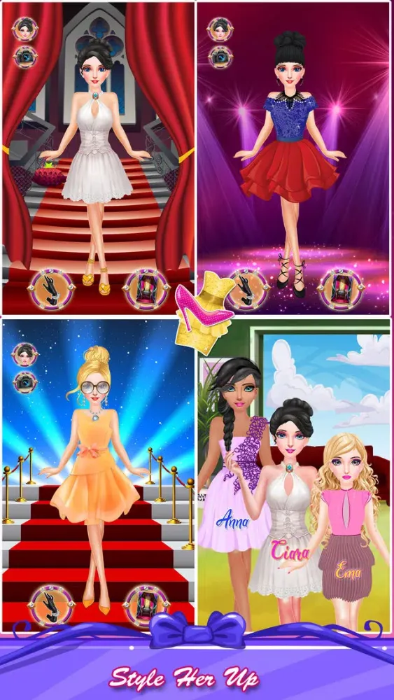 Capturas de tela do Prom Dress Up Queen