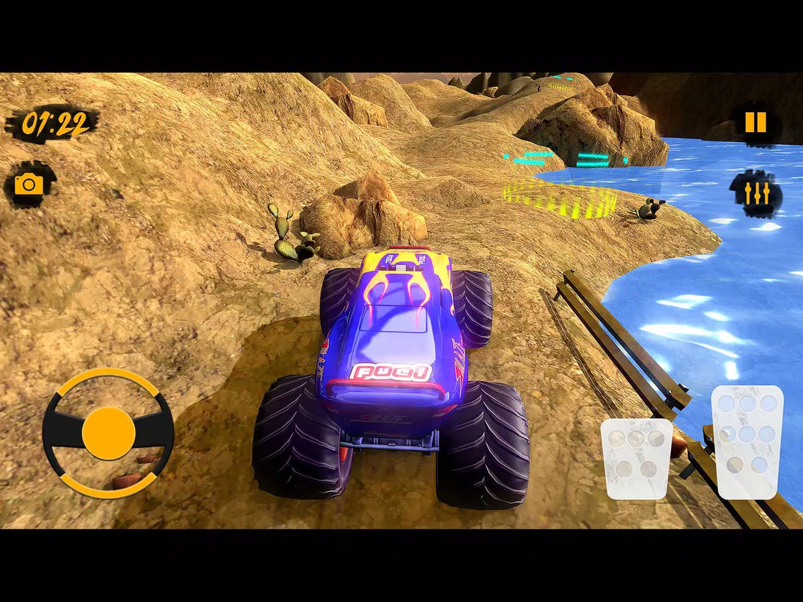 Tangkapan skrin Crazy Sahara Truck Driver iPad 