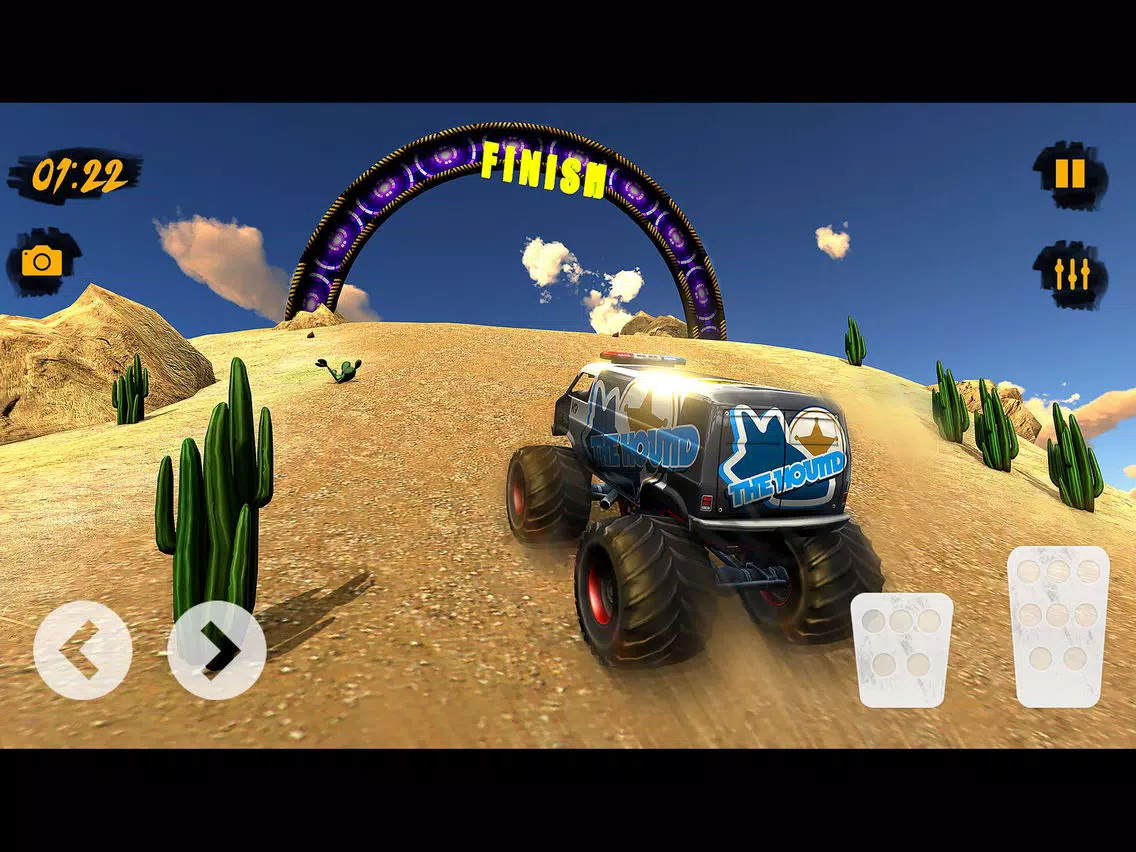 Tangkapan skrin Crazy Sahara Truck Driver iPad 