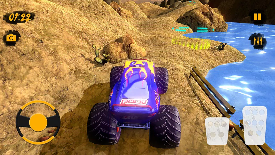 Tangkapan skrin Crazy Sahara Truck Driver