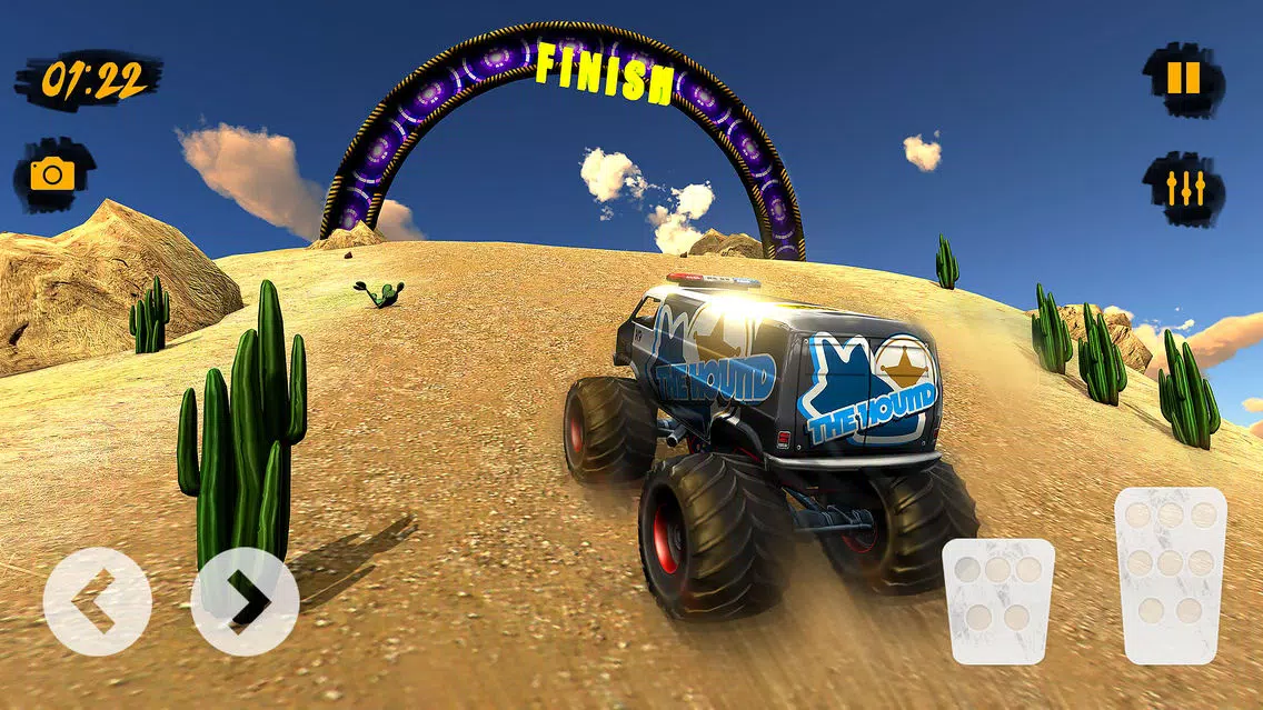 Tangkapan skrin Crazy Sahara Truck Driver
