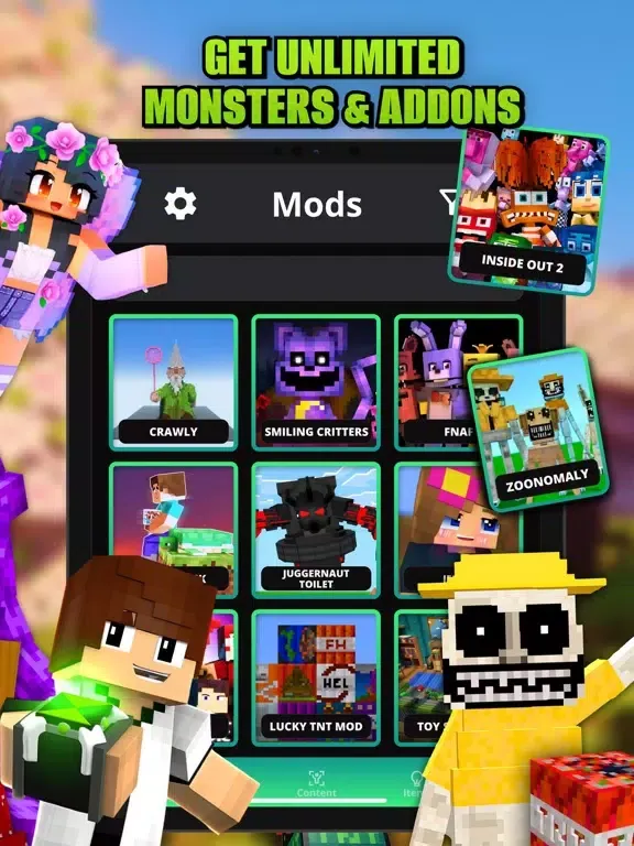 Crawly Mods for Minecraft PE iPad  স্ক্রিনশট