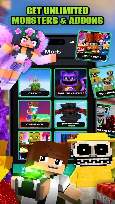Crawly Mods for Minecraft PE স্ক্রিনশট