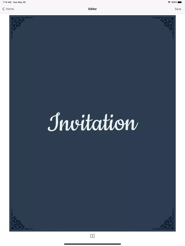 Capturas de tela do Invitation Card Maker - Invite iPad 
