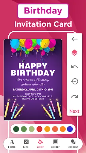 Скриншоты Invitation Card Maker & Design