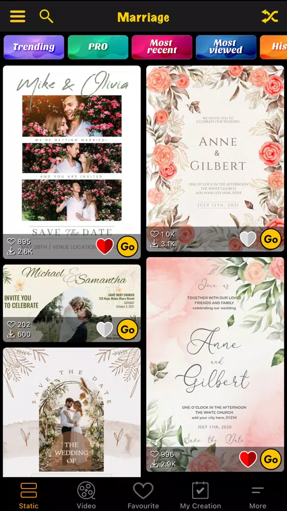 Digital Video Invitation Maker Screenshots