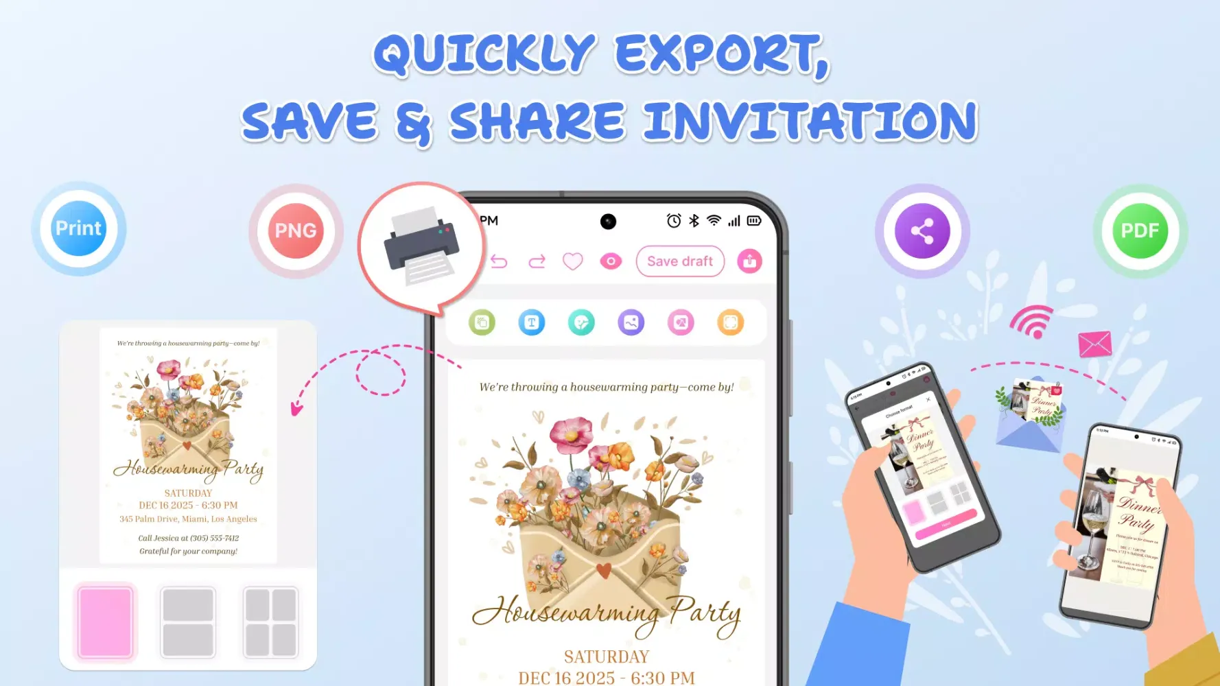 Invitation Maker Screenshots