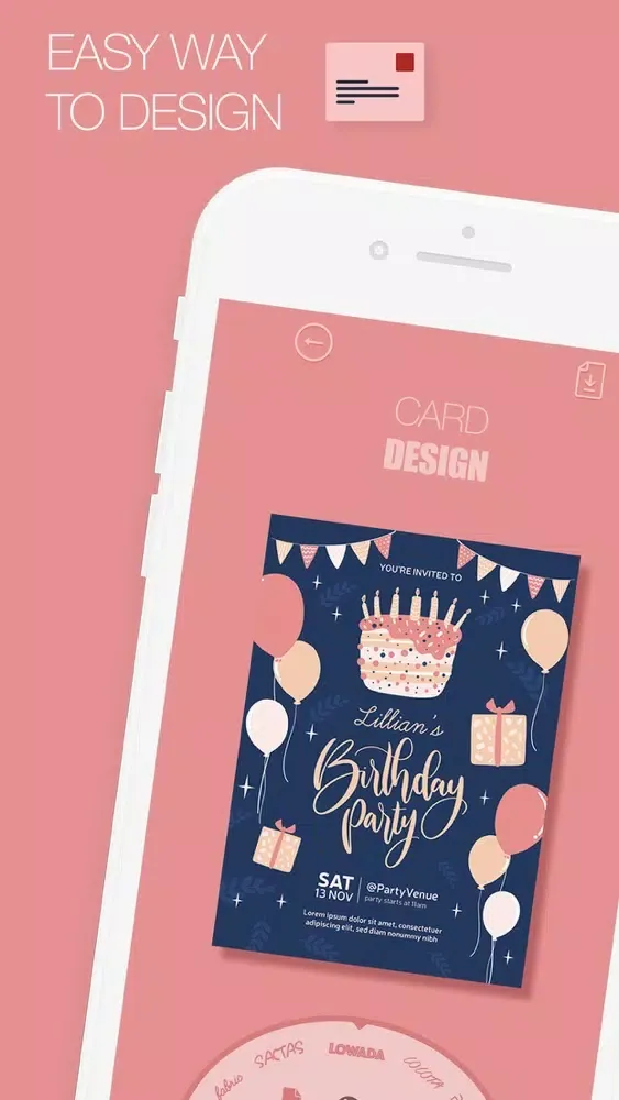 Скриншоты Inpos - Word Invitation Maker