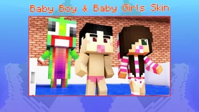 ภาพหน้าจอของ Baby Skins for Minecraft PE - Boy & Girl Skinseed