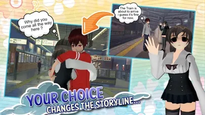 ภาพหน้าจอของ Anime Story in School days