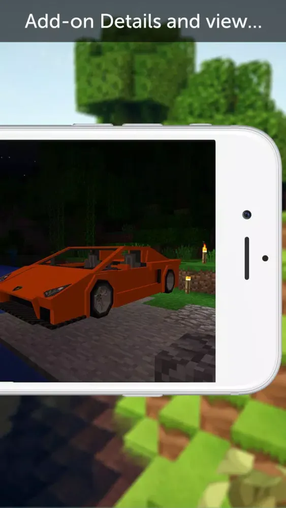Sports Cars AddOn for Minecraft Pocket Edition Ekran Görüntüleri